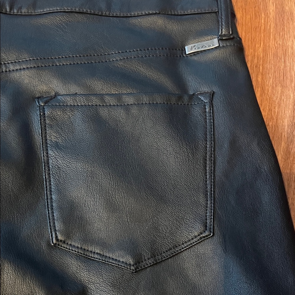 Like new KanCan Black Faux Leather Pants - Picture 15 of 15